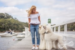 Bridget and Lamore Standard Poodles